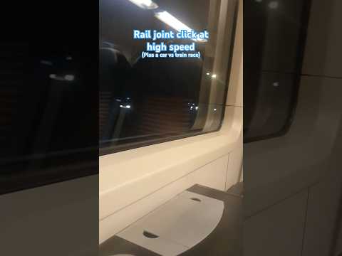 Rail joint click at high speed