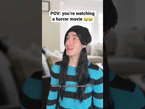 Horror movie trailers be like #shorts #funny #comedy