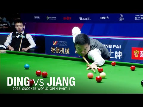 Ding Junhui vs Jiang Jun 2025 Snooker World Open Part 1