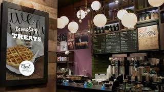 cafe and bar digital signage screen design video