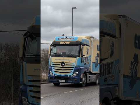 Caffrey International Mercedes Actros L #Truck at Trafford Park #shorts #shortvideo #youtubeshorts