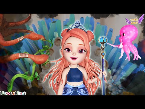 Mermaid Rescue |  Mermaid Long Ago | Kids Rhymes | Wands & Wings