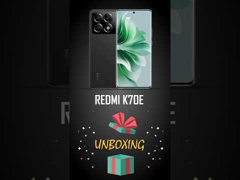 Here's a quick unboxing of the soon-to-be-launched REDMI K70E smartphone #redmi  #mobilephone #india