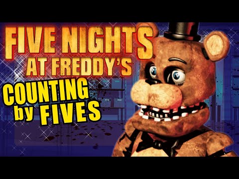 Five Nights at Freddys FNAF Teaching Counting by Fives Educational Math Video for Kids