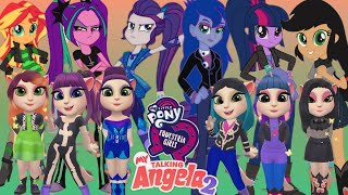 My Little Pony 💥+Mytalkingangela2| Welcome to the Show |  Equestria Girls |Rainbow Rocks🌈