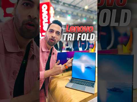 Lenovo Tri Fold Laptop First Look - I Can't Believe This 😶 #shorts