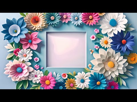 4K Beautiful Flowers ✿ Frames Collection ✿ Relaxing & Romantic ✿ Floral Wedding Animation Wallpaper