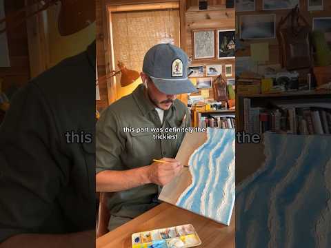 textured ocean painting | simple first-timer tutorial