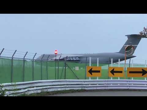 横田基地のC-5を撮っただけの動画