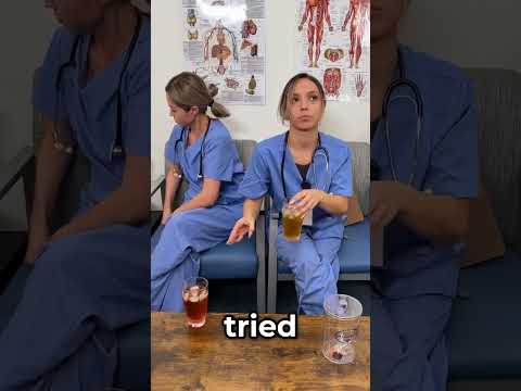 Nurse Puts Unknown Thing In Drink! 🤨
 #shorts