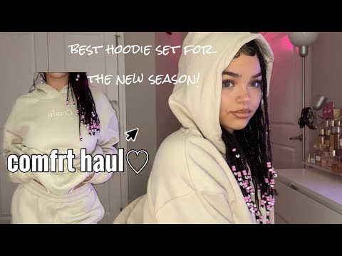 COMFRT haul review! || Best hoodie set for fall!!