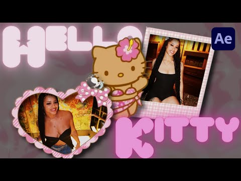 Hello kitty transition After Effects tutorial