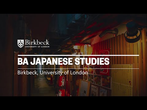 BA Japanese Studies at Birkbeck, University of London