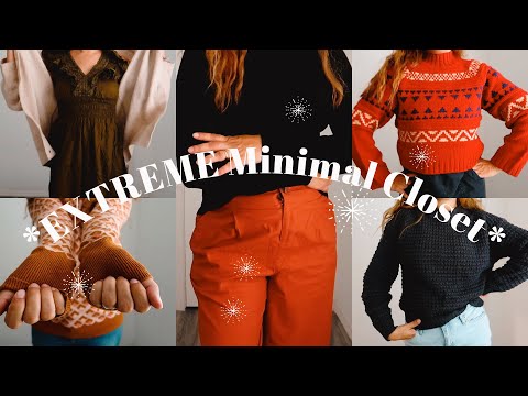 I got RID of 80% of my clothes and it CHANGED my LIFE - My MINIMALIST Winter capsule wardrobe