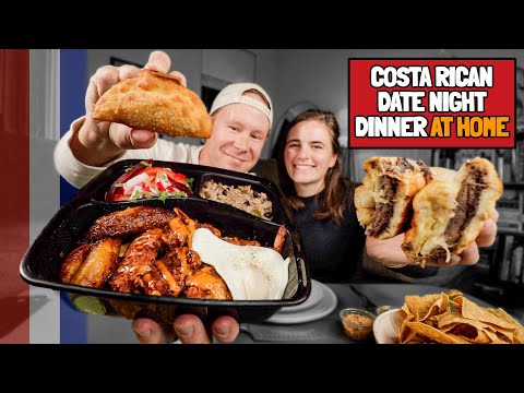 We Got Costa Rican Food Delivered?! | Chicago Date Night But At Home 🇨🇷