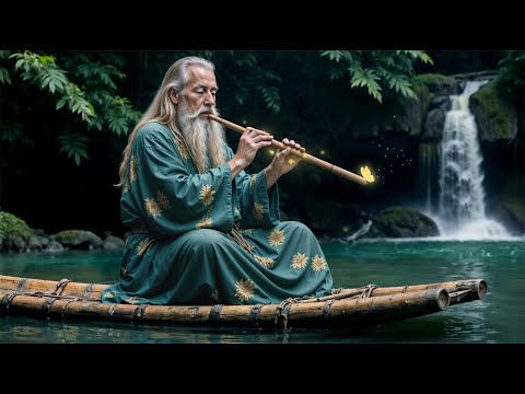 Tibetan Flute With Sound Of Water Heals The Whole Body: Eliminate Negative Energy, Relieves Stres...