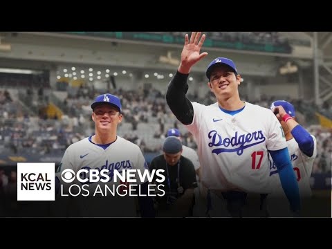 Dodgers get ready for their season opener in Tokyo