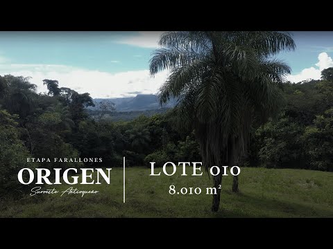 Lote 010- Origen Suroeste Antioqueño - Vuelo aéreo- Etapa Farallones