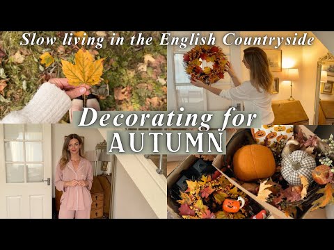 Decorating for Autumn 2024 & H&M Loungewear Haul | September slow living in the English Countryside