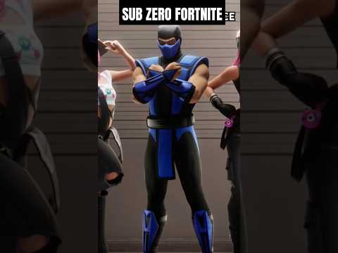 *NEW* Sub Zero Skin - Fortnite x Mortal Kombat