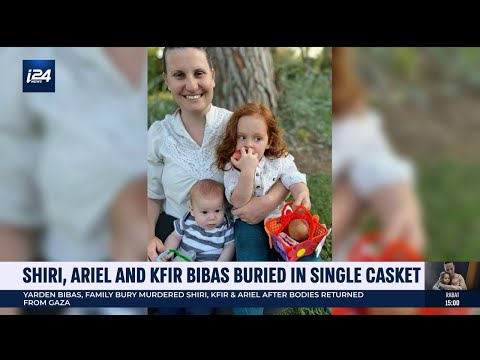 Shiri, Ariel & Kfir Bibas buried after being murdered in Gaza