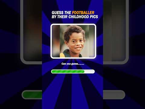 Footballer Childhood pics Part 2 😱😱🔥🔥🔥 #thegrandquiz #football  #ronaldinho #childhoodmemories