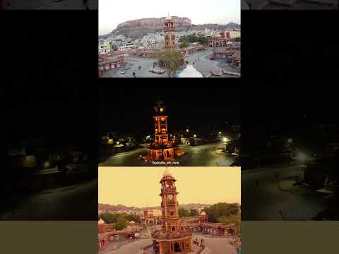 Magnificent Clock Tower at Jodhpur #jodhpur #clocktower #bluecity #jodhpurvlogs #bluecityjodhpur