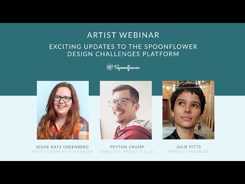 Artist Webinar: Exciting Updates to the Spoonflower Design Challenges Platform