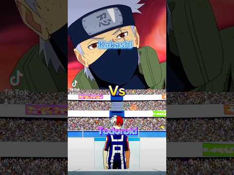 Kakashi vs todoroki