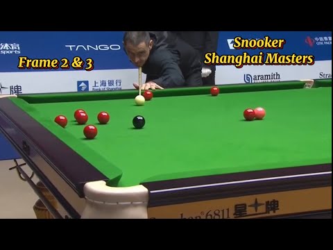 Snooker Shanghai Masters Ronnie O’Sullivan Vs Ali carter ( frame 2 & 3).