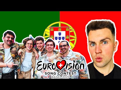 LET’S REACT TO PORTUGAL’S ENTRY FOR EUROVISION 2025 | NAPA - DESLOCADO