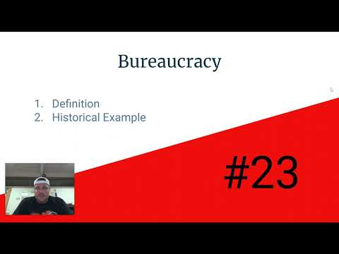 EOC Review: Bureaucracy