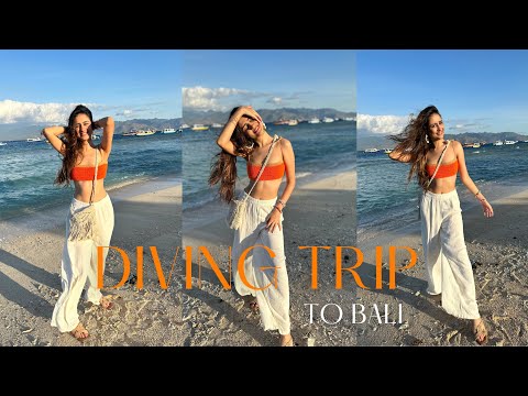 Bali Vlog Part 1  | Gilli Islands | My First Ocean Dive & My First Vlog🏝️