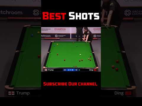 Judd Trump vs Junhui Ding Champion of champions Best Shots #billiards #snooker