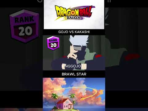 GOJO VS KAKASHI WHO WOULD WIN BRAWL STAR RANK UP #1000subscribers#gojo  #1million