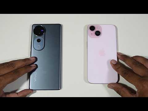 Vivo V40 Pro vs Apple iPhone 15 Speed Test and Camera Comparison