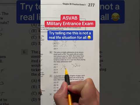 ASVAB Arithmetic Reasoning Practice Problem of the Day6 #asvab #arithmeticreasoning #afqt #military