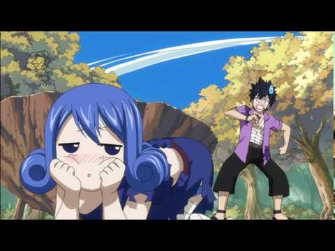 Fairy Tail - Gray sitting on Juvia