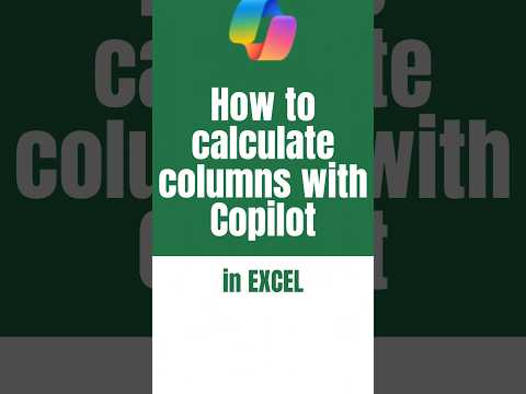 How to calculate columns with Copilot in Excel
#Excel #Copilot #tips #productivity #giulianodeluca