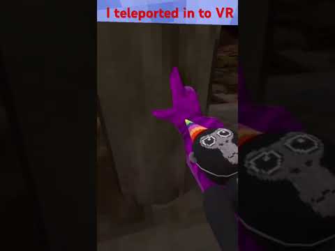 I teleported into VR #vr #:)