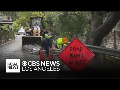 Rain sparks concerns about mudslides and debris flows at Los Angeles County burn scars