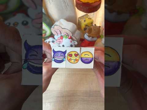 Diy Cute emojis 😈😂😍 #art #diy #crafts #papercraft #thingstodo #cute #cutecraft