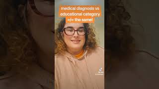 Difference between Medical Diagnosis and Education Category