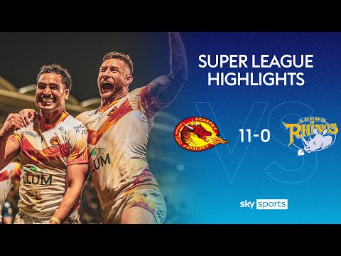 Dragons get first win of the season | Catalans Dragons 11-0 Leeds Rhinos | Super League highlights