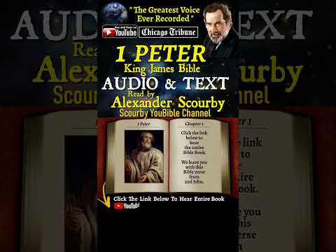 60~Book of 1 Peter Short | By A. Scourby | VOICE ONLY | God is Spirit, Truth & Love #youtubeshorts