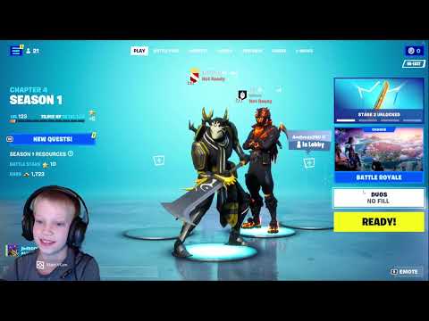 Playing Fortnite with my Friend!