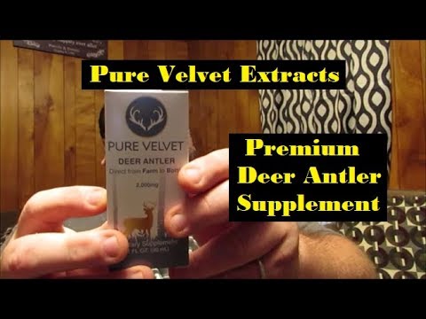 Pure Velvet Extracts - Premium Deer Antler Supplement