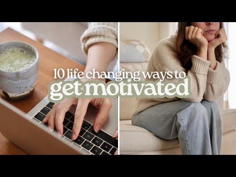 10 Life Changing Habits When You're UNMOTIVATED | How to Get Things Done ✨