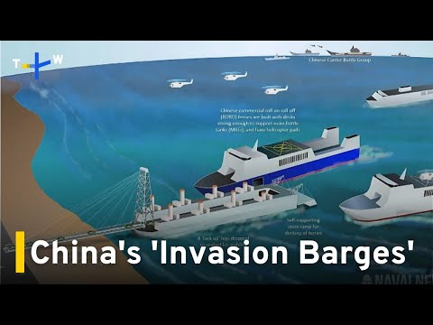 China's 'Invasion Barges' Spark Concern Over Capabilities｜TaiwanPlus News