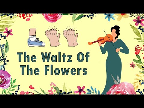 Waltz of the Flowers | Body Percussion Play Along | 3/4 Practice for Kids 🌸